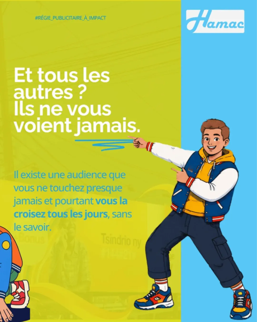Planche 3 du carrousel : « Et tous les autres ? Ils ne vous voient jamais. Il existe une audience que vous ne touchez presque jamais et pourtant vous la croisez tous les jours, sans le savoir. »